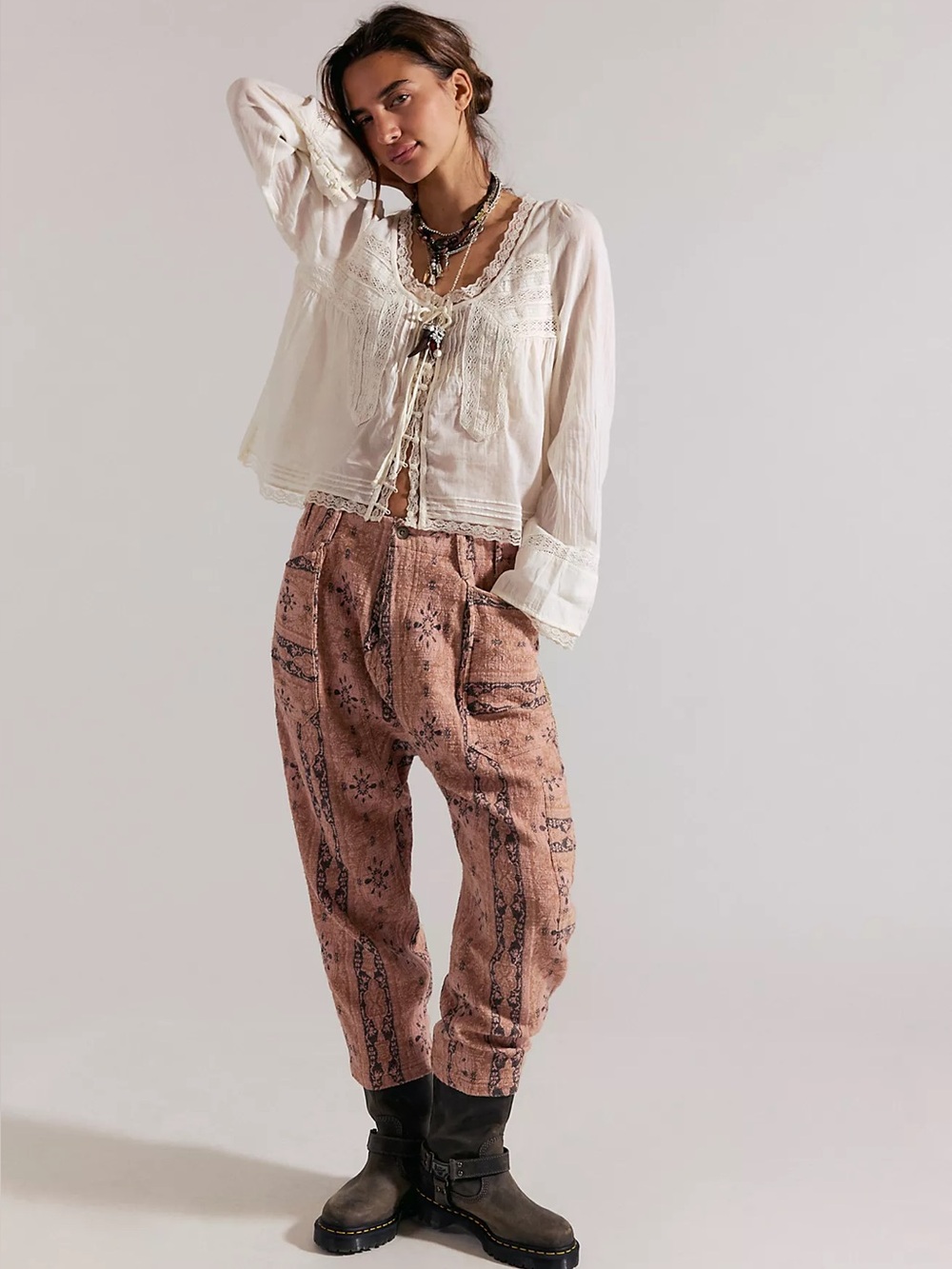 Free people Bay To Breakers Jacquard Pants
